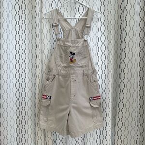 Disney Unlimited Mickey Mouse Cargo shorts Overalls size small